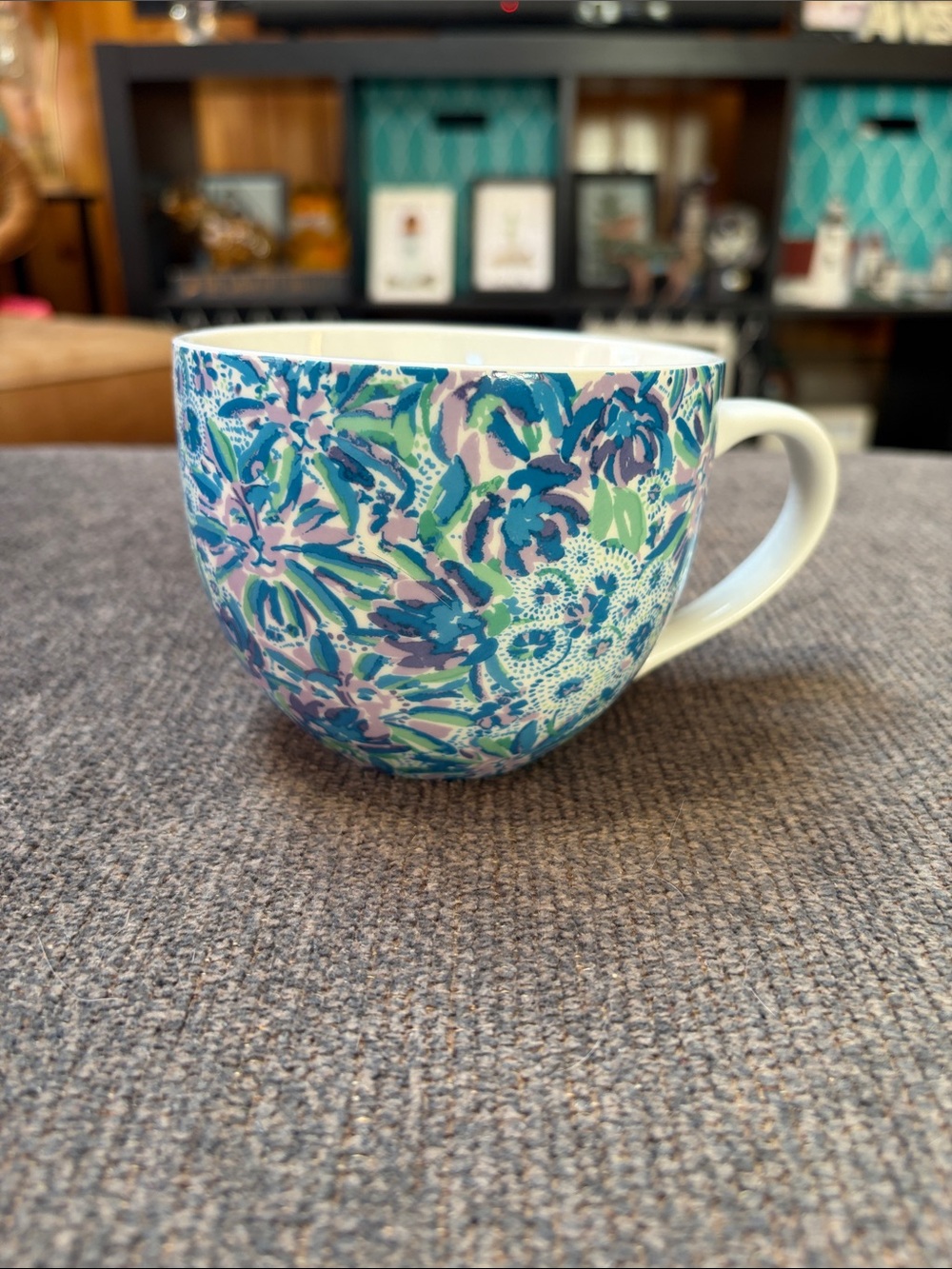 Lilly Pulitzer Floral Ceramic Mug